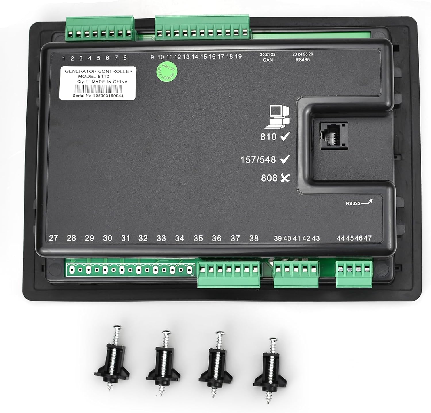 DSE5110 Auto Controller,Generator Controller 5110 for Generator Genset Control Module Panel DSE 5110
