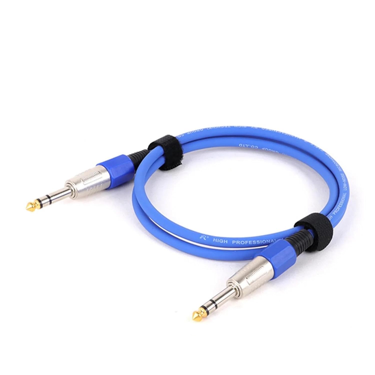 TSTS Guitar Audio Cable 1PC 1/4 Inch Straight Instrument Cable Mono Professional Guitar Cable for Guitar Bass Amplifier Keyboard(Blue,15m)
