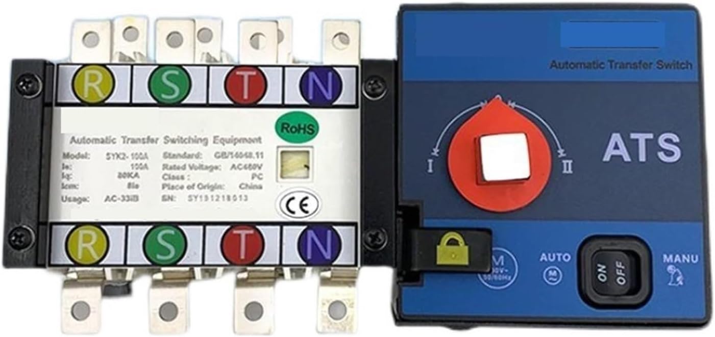 Generator Set ATS Dual Power Source Controller ATS SYK1-100A630/4P Automatic Transfer Switch(SYK1-1250/4P)