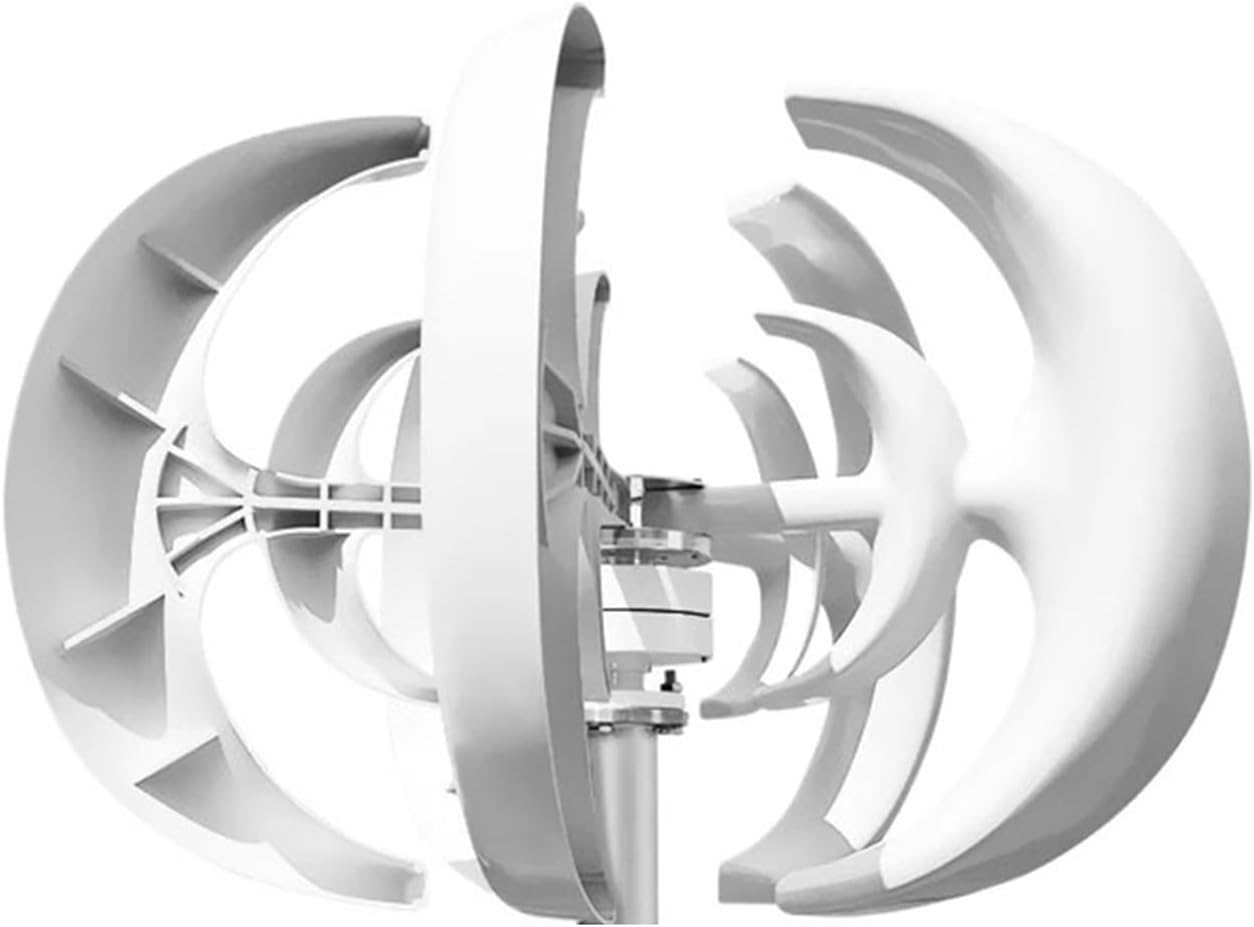 Wind Generator, 24V 12V Vertical Wind Household Low Noise and Efficient Solar System,Wind Turbine(12V)