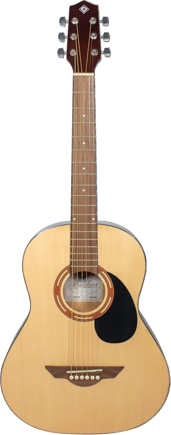 H. Jimenez 6 String Acoustic Guitar, Right, Tan (LGR75S)