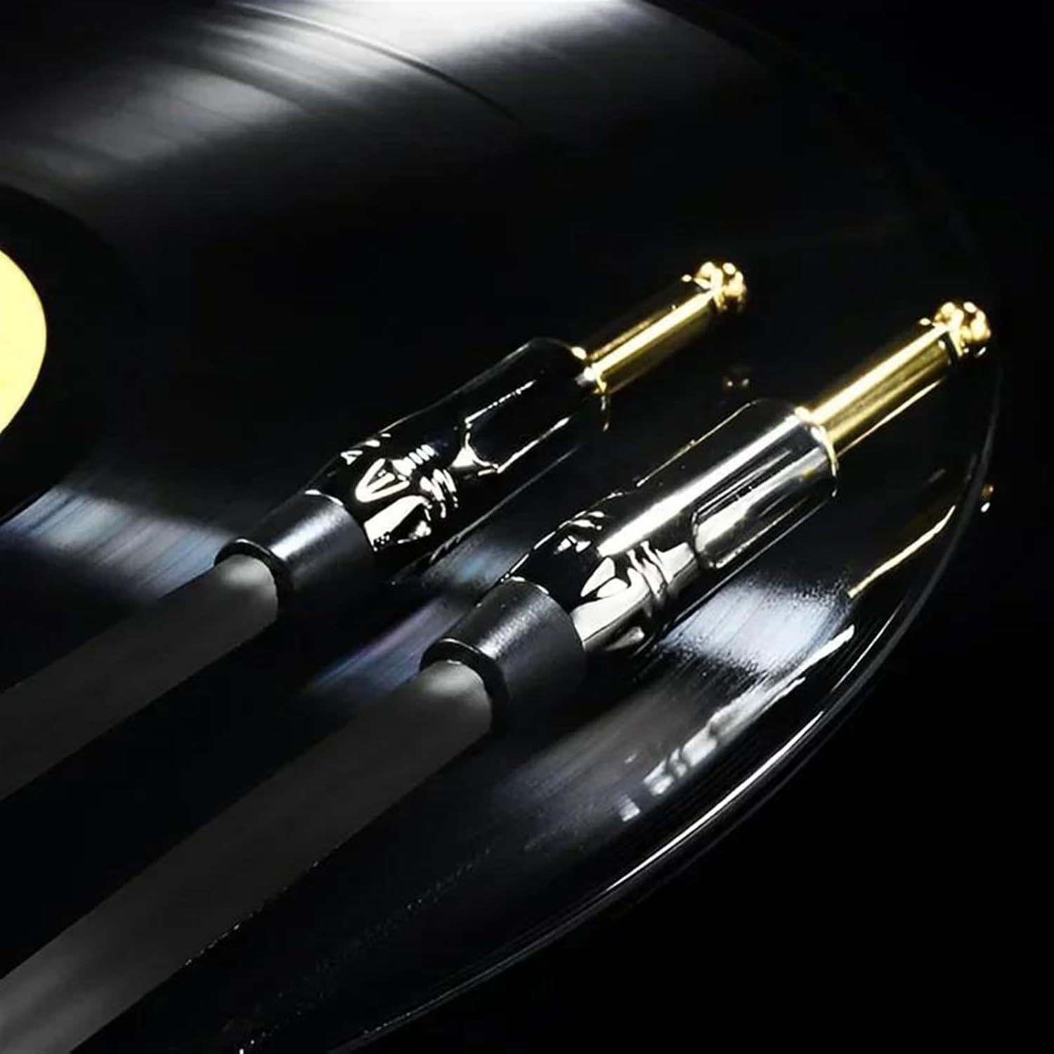 TSTS Guitar Audio Cable Cable 6.35mm to 6.35mm Male-Male Balanced Cable Suitable for Electric Guitar Amp Mixer Speaker 1/4 Inch Cords(TS,12m)
