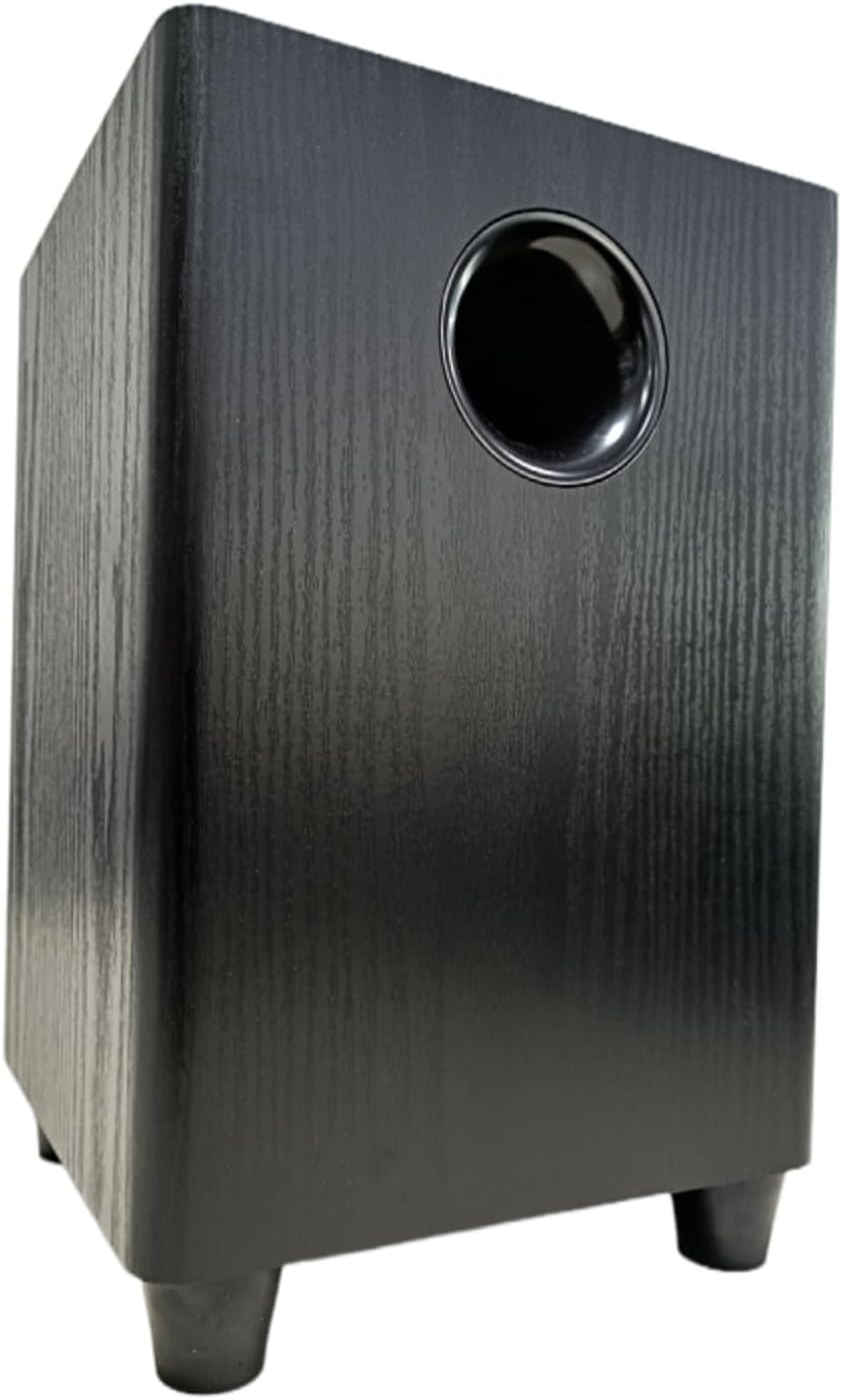 6.5 Inch Passive Subwoofer, 100W Power Heavy Bass Powerful Sound Synthetic Fiber Wood Material, Passive Speaker for Home Theater Party Plug and Play