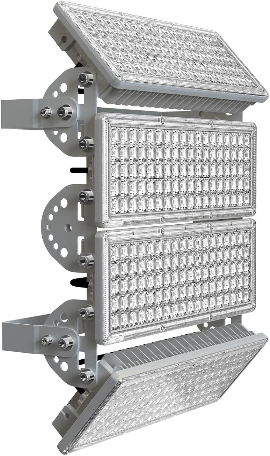 Kekeou Stadium Lights Outdoor LED Flood Light 400W 56000LM 6500K Arena Field Lights Surge 6KV IP67 Waterproof Parking Lot Light Adjustable Lighting Angle for Court