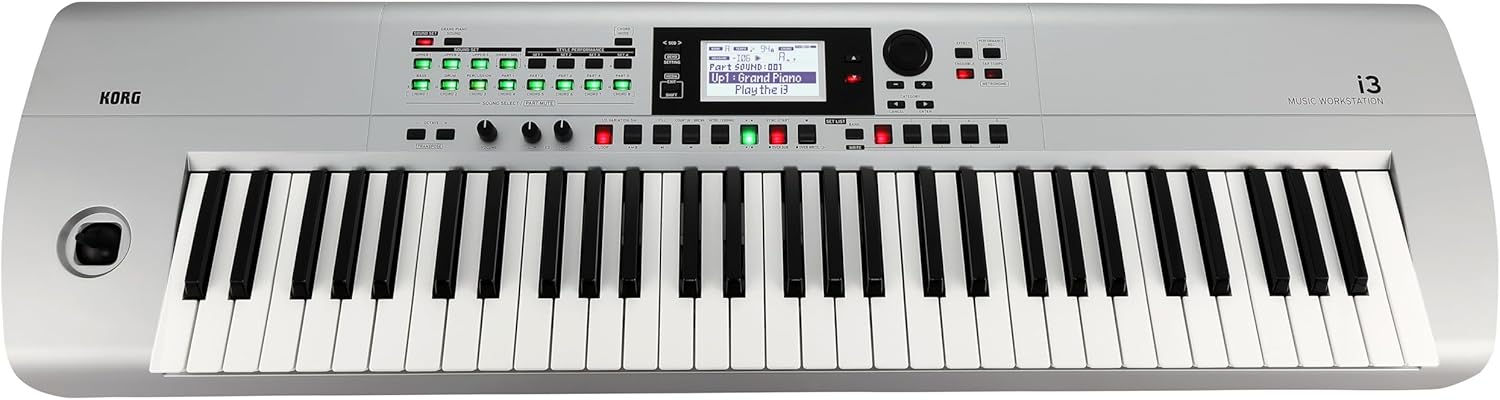 Korg i3 Arranger Keyboard - Silver