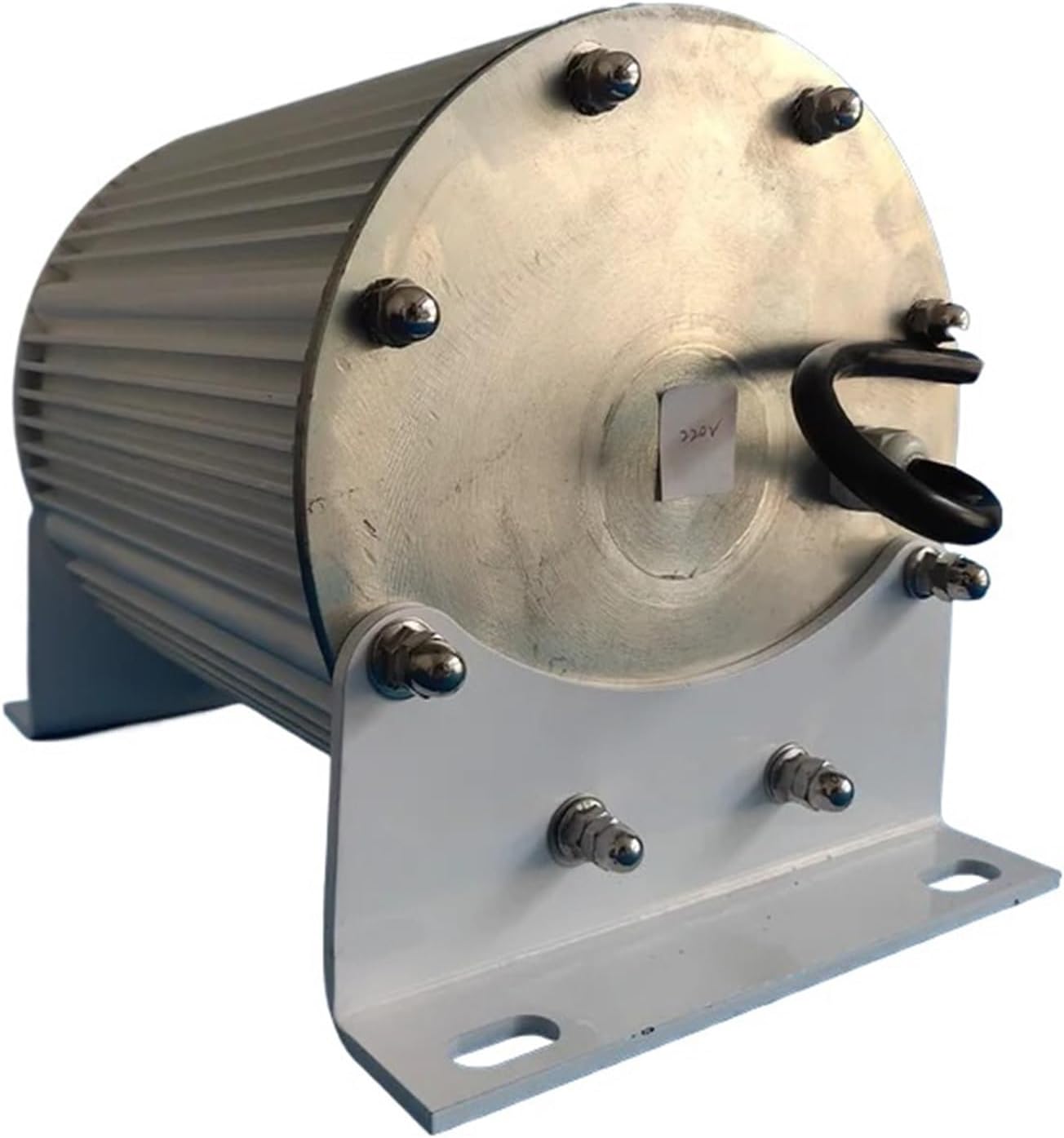 Low Speed 10KW Permanent Magnet Generator Used for Developing AC 3-Phase Generators for Wind Turbines and Water Turbines Low Starting Speed for Home(with Base,48V_10000W 200RPM)