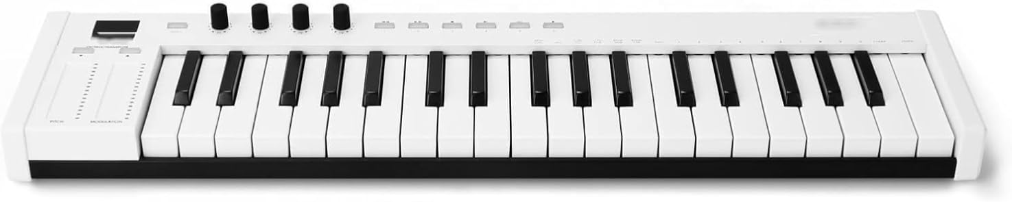 Keyboard Piano, 37-Keys Multi-funcation MIDI Keyboard Portable Electronic Piano Digital Orchestrations Keyboard Musical Instrument
