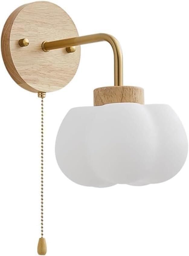 Wall Light Wall Sconce Pull Switch Wall Lighting Fixture Compatible with Bedside Bedroom Bathroom Hallway Living Room,Chandelier