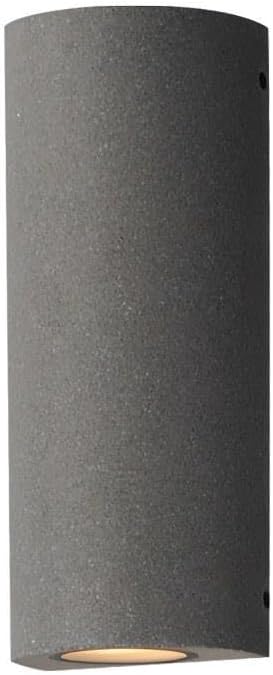 ET2 Pilar 14W 2 LED Outdoor Wall Mount with Greystone Finish