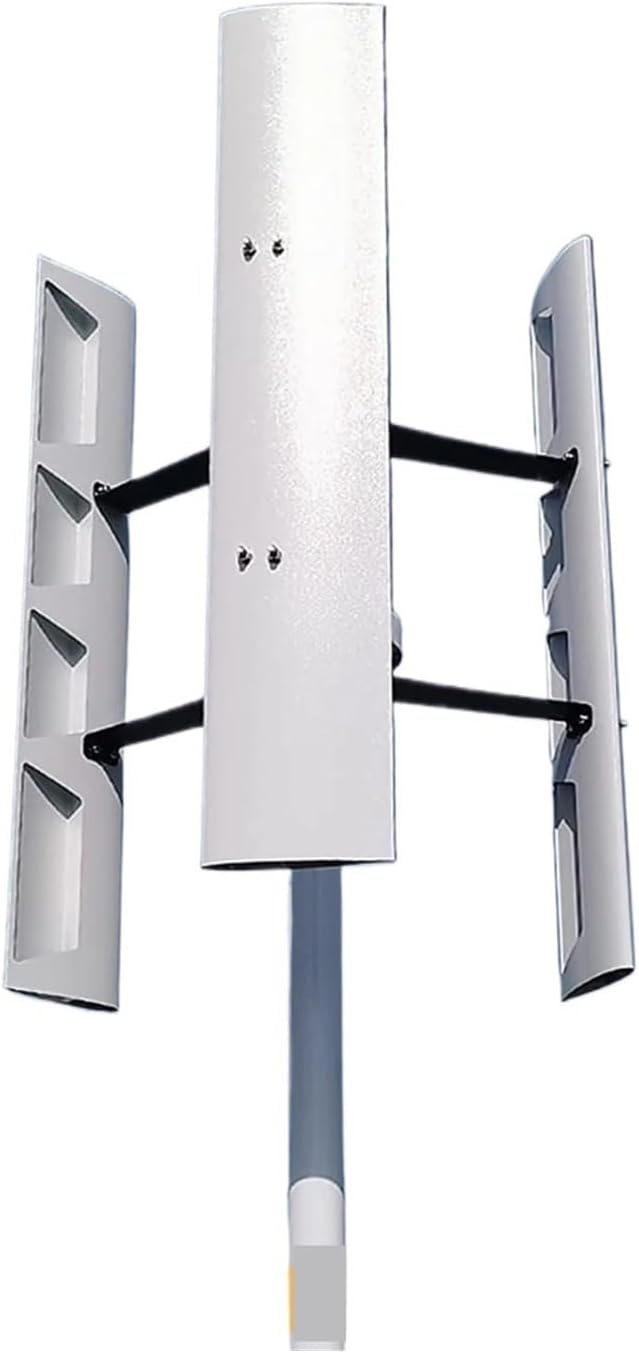 Wind Turbine Generator Kit, Low Noise 10KW Vertical Free Energy Wind Turbine nerator for Home 10000W 12V 24V 48V AC 3 Phase Windmill for Hybrid Solar Wind System(Importación DC24V)