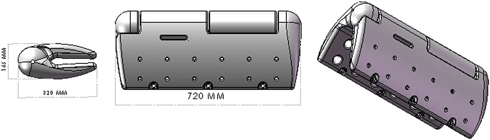 Dan Fender FenderFlex Multi-Purpose Boat Fender & Boarding Step – Durable PVC Marine Fender with Secure Rope-Holds Ideal for Yacht Hull Protection Pontoon Boats, Inflatable Boats & Boating Accessories