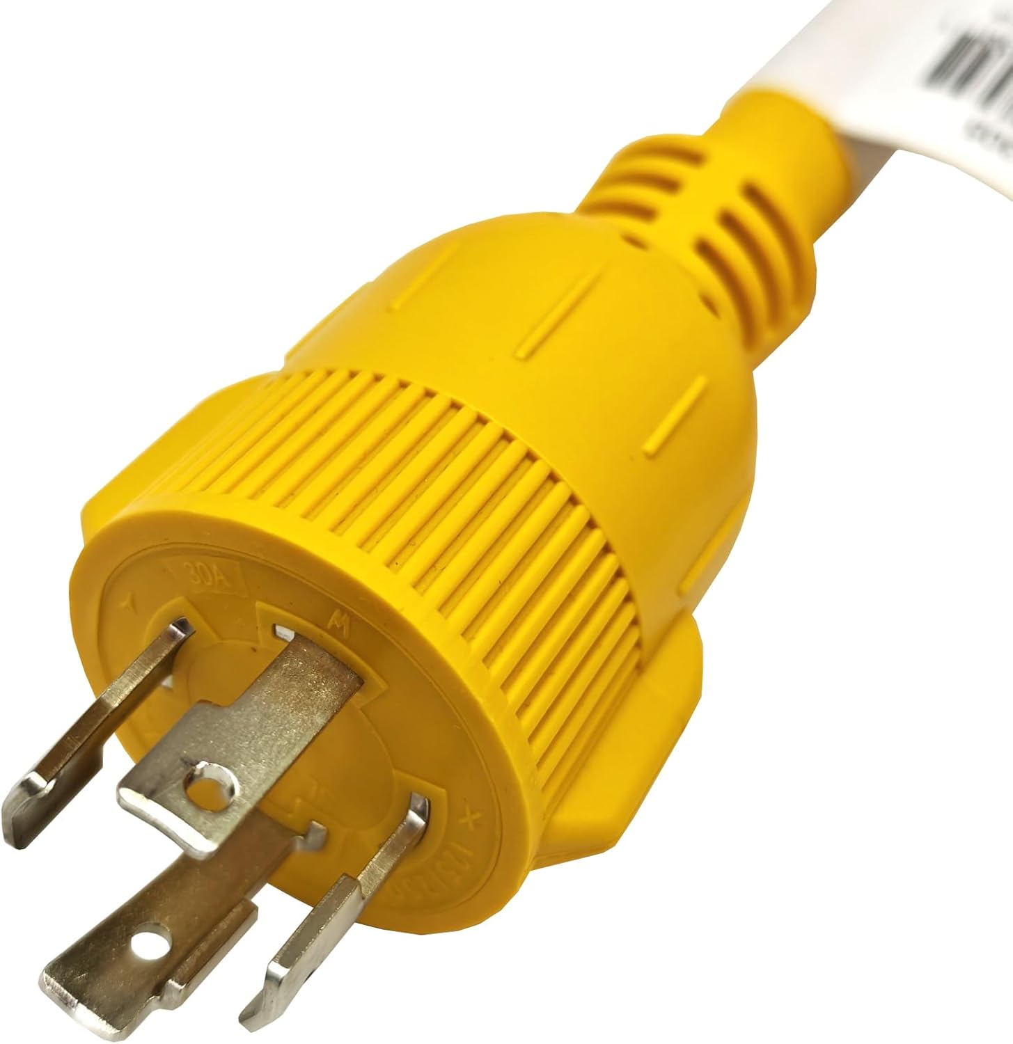 Parkworld 62305 NEMA L14-30 Extension Cord, Generator 30amp 4 Prong NEMA L14-30P to L14-30R Female with Lighted (Yellow)