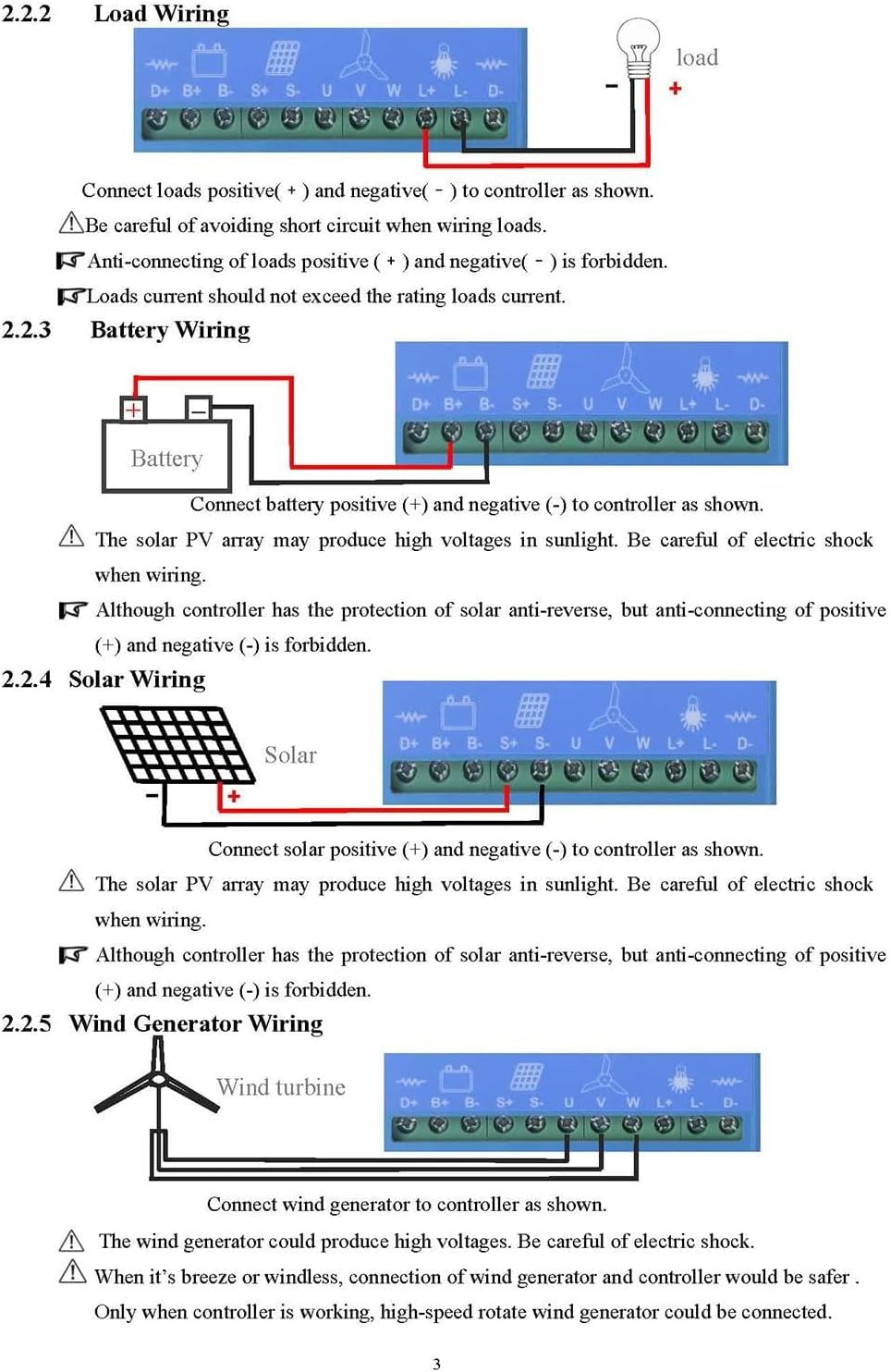 12V 24V 48V MPPT Wind Solar Hybrid Controller Solar Wind Power Accessories, Energy Controller Wind 1000W Photovoltaic,12V