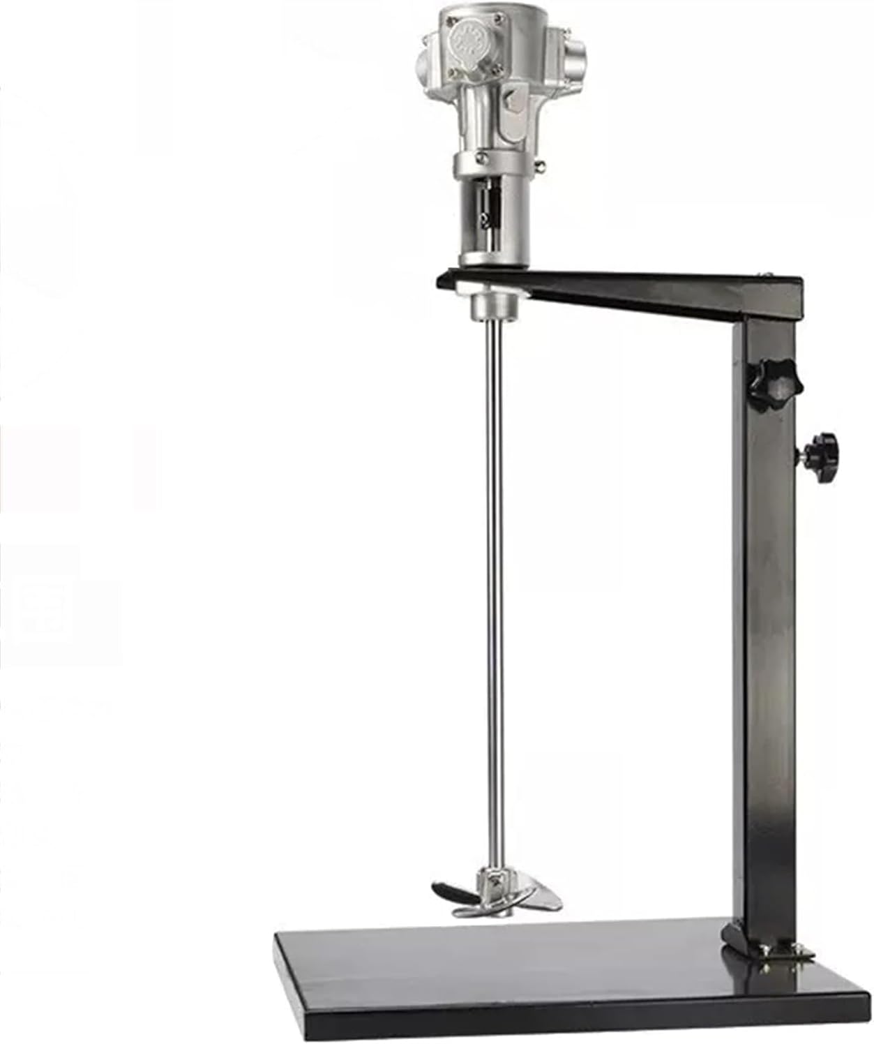 Pneumatic Paint Mixer Machine, 5 Gallon 1/4 Horsepower Air Agitator, Ink Coating Mixing Tool with Height Adjustable Stand, for Viscous Liquid Ink Dye Chemicals Mixing Machine Blend(