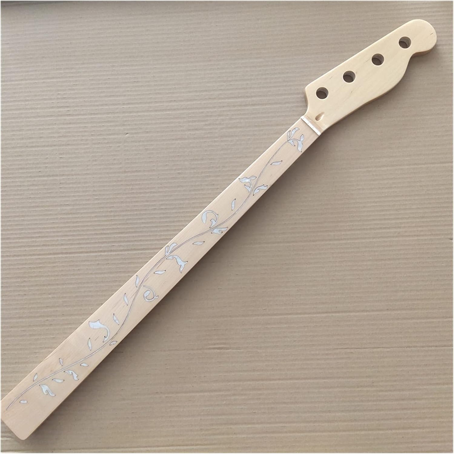 Fretless Bass Guitar Neck 20 Fret 4 String Maple Fingerboard for TL Electreic Bass Neck Unfinished Guitar Neck