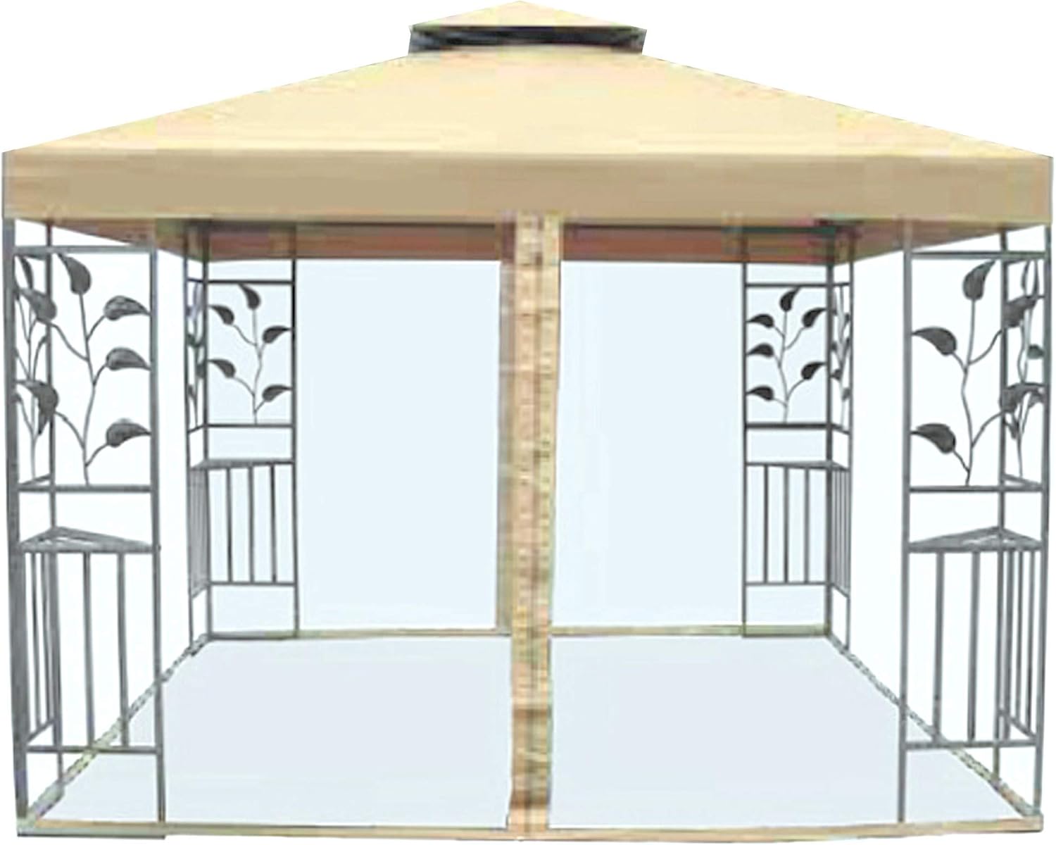 Garden Winds Replacement Canopy Top Cover for The Aldi Leaf Gazebo - Standard 350 Beige
