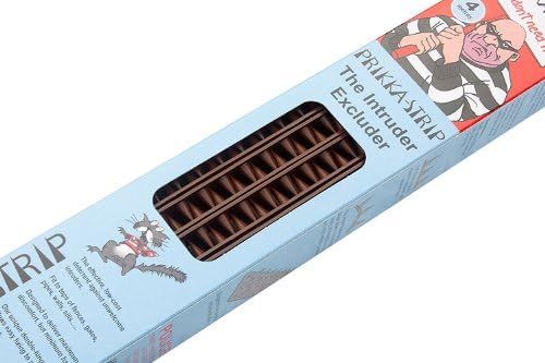 One Stop DIY 27 x PRIKASTRIP INTRUDER DETERANT SECURITY FENCE STRIPS 500MM L BROWN NEW