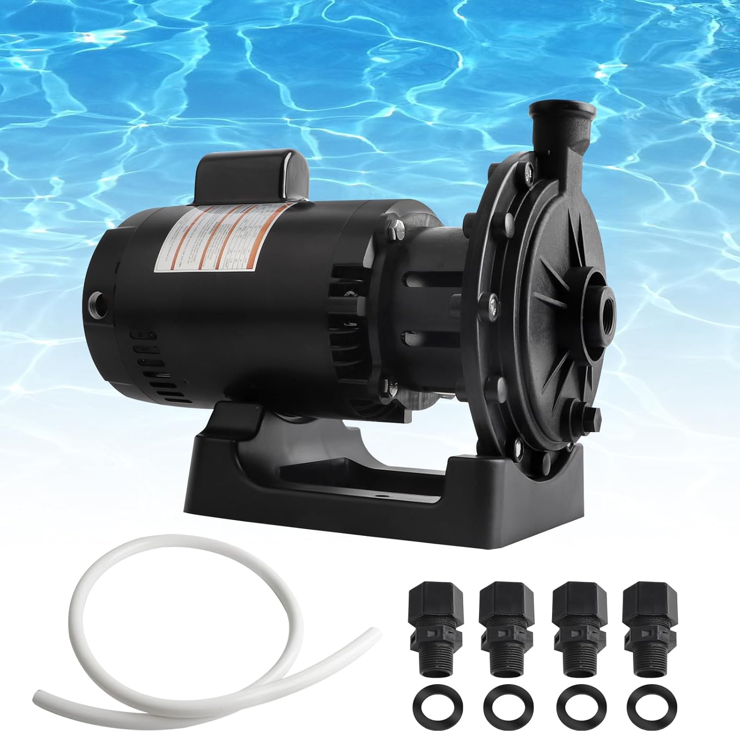 PB4-60 Booster Pump Compatible with Polaris Vac-Sweep 180 280 380 480 PRO 3900 Sport Pressure Side Pool Cleaner PB460 3/4HP Motor Booster Pump Compatible with Arneson Kreepy Krauly Letro Legend