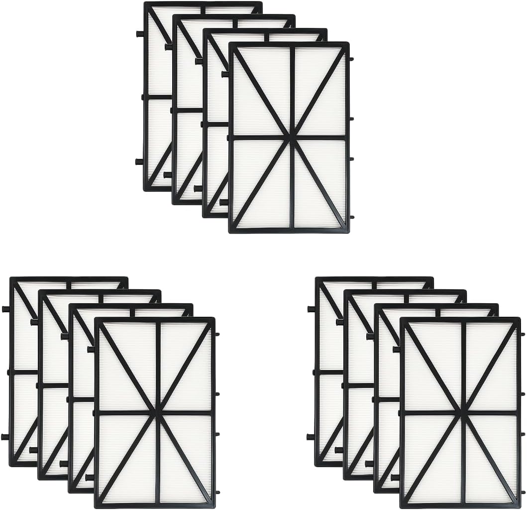 Nispira Ultra Fine Cartridge Filter Panels Replacement For Dolphin Robotic Pool Cleaner Nautilus CC Plus, M400, M500, Odyssey, Oasis Z5i, Sigma, Aquarius XL, C3, C4 Wave 65 90. 9991432-R4, Pack of 12