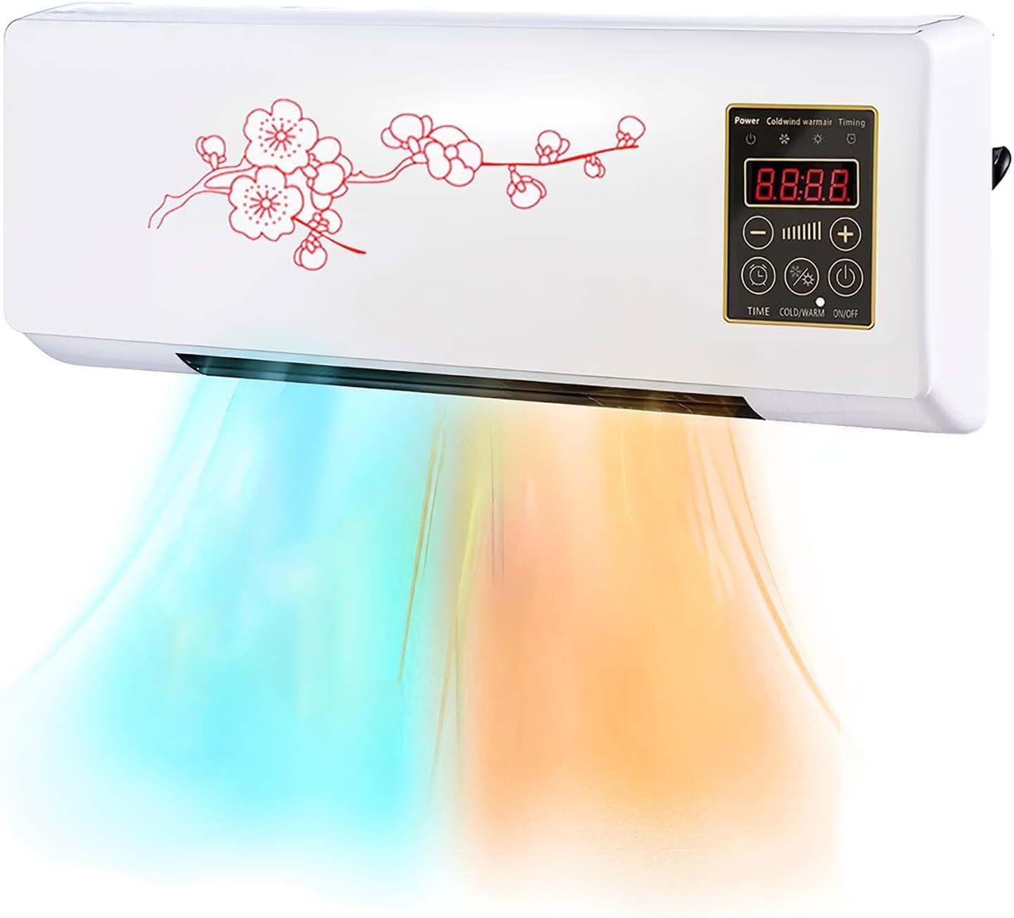 2025 Upgrade Air Conditioner, Portable Air Conditioner Split Max, Wall Mounted Air Conditioners, US Plug 110V, Quiet Operation for Home, Office(Red)