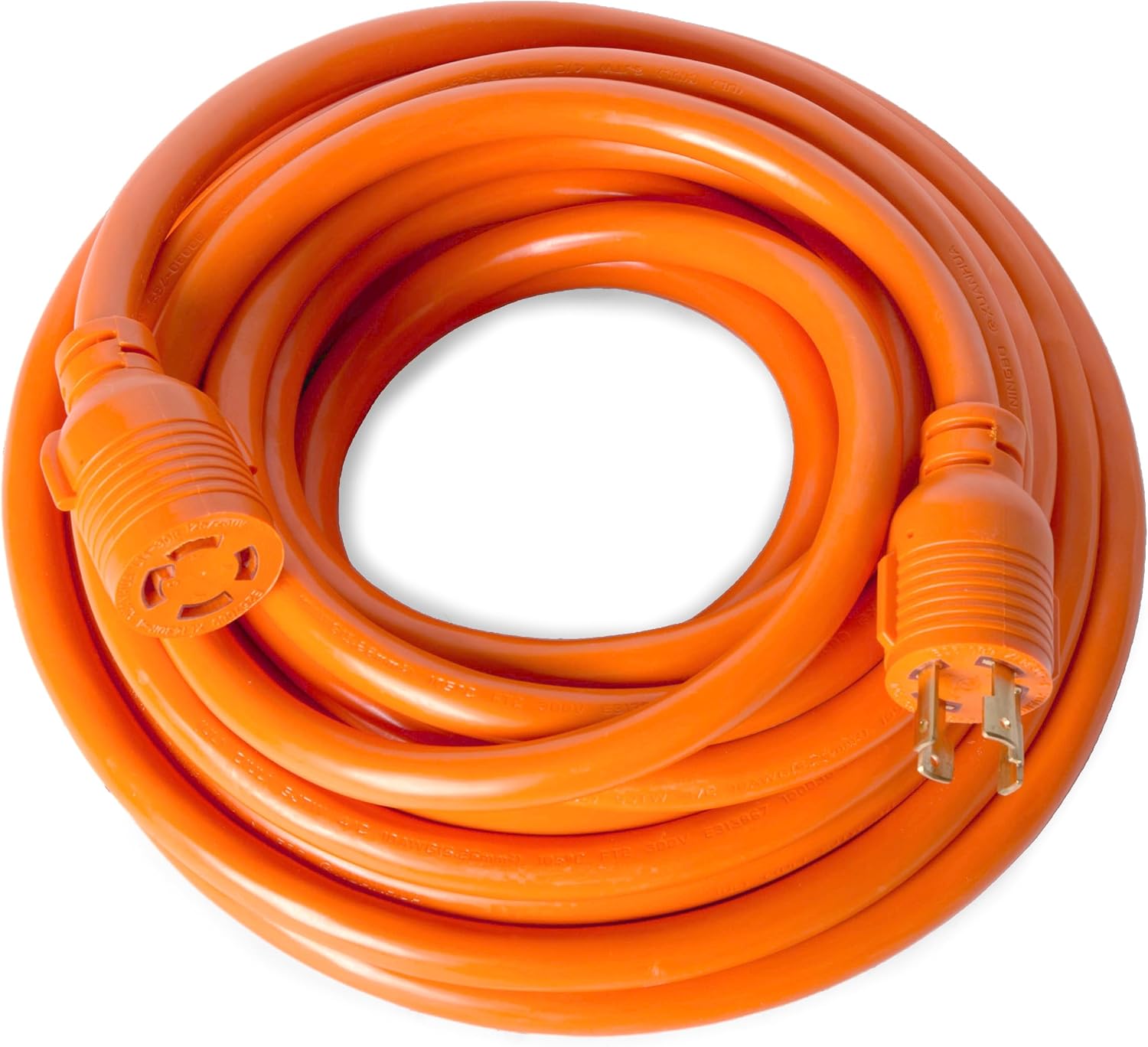 WEN 250V 30-Amp Generator Power Cord for Manual Transfer Switches, 40-Foot, L14-30P to L14-30R (PC3040)