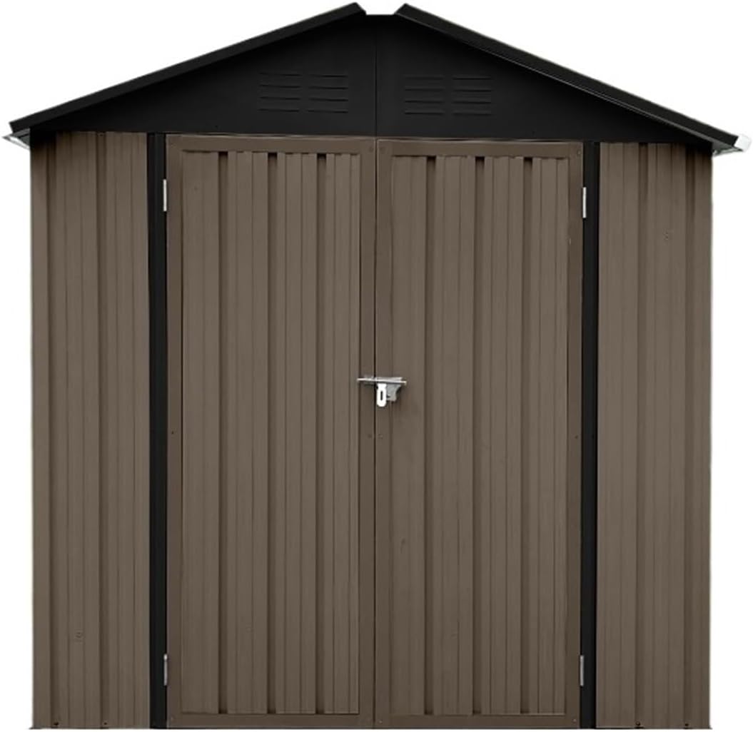 Garden Sheds Waterproof, UV Protection Storage Shed, Outdoor Garden Metal Tool Room, Tool Shed, Storage Room, Tool Room Outdoor Storage Sheds