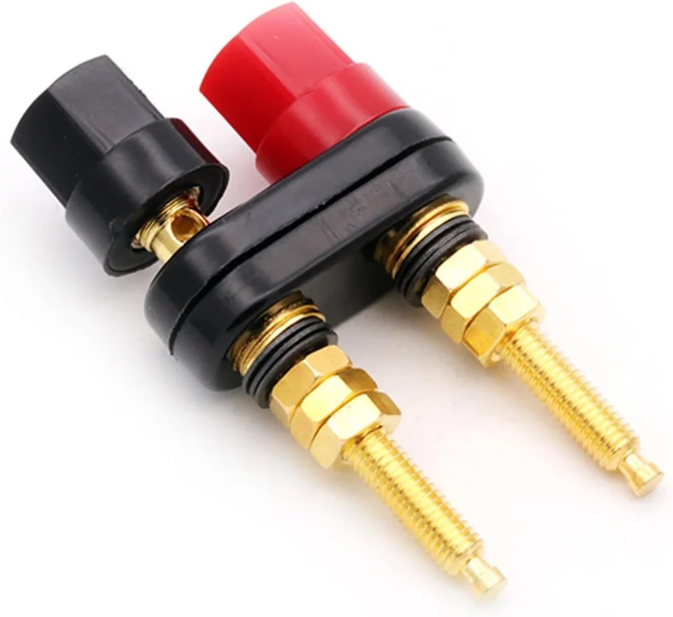 10PC Extended Speaker Banana Plugs Binding Post Terminals Connector Dual Female Socket for Speaker Amplifier