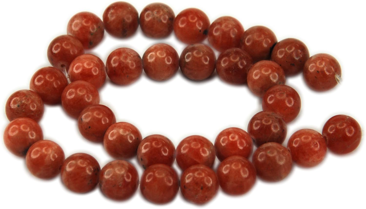 Bead, Rhodochrosite 10mm Round Beads - 15