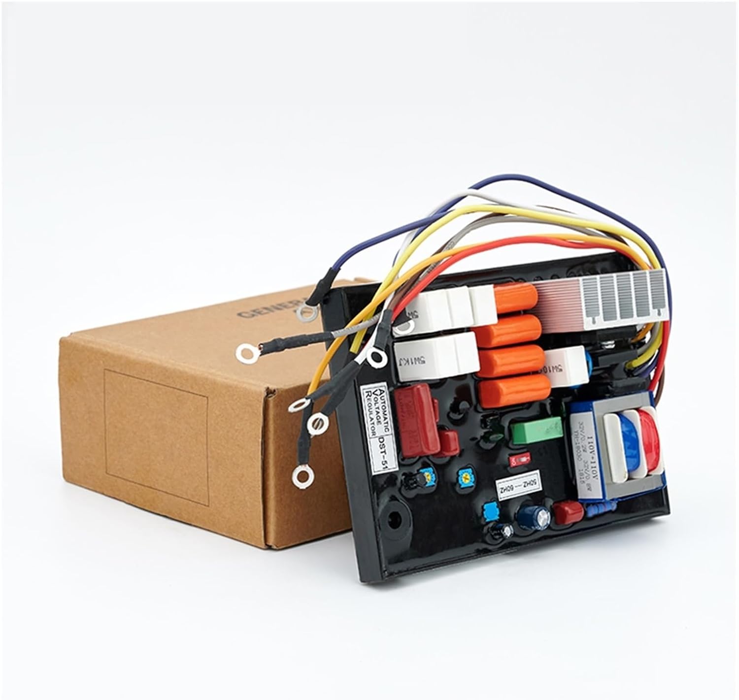 Automatic Voltage Regulator DST-51 DST-51-DFKV AVR Generator Automatic Voltage Regulator Stabilizer for Generator Control Module Adjustable Spare Part