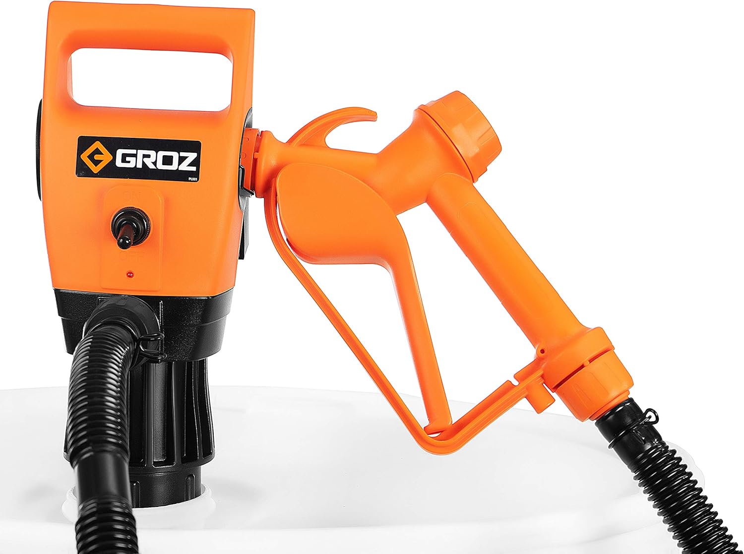 GROZ Electric Drum Pump | 120-240V AC | Adjustable 33.5-49