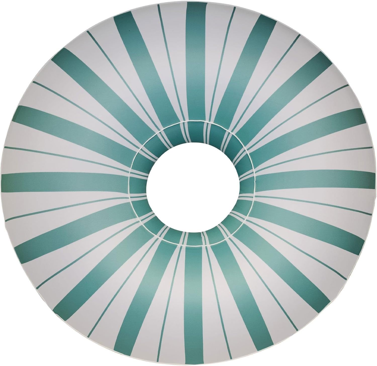 In The Swim Coconut Outdoor Pinstripe Icon Fabric Inflatable Pool Float 34000