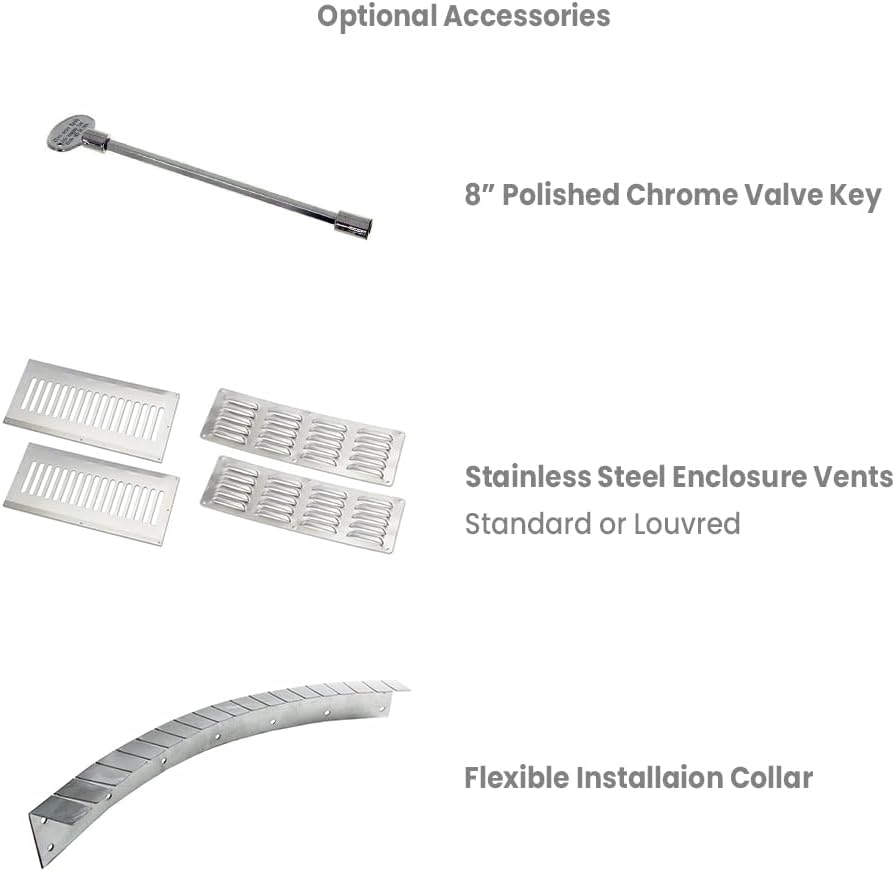 HPC Fire Spark Ignition Fire Pit Burner Kit (PENTA19-FPK-NG), 19-Inch Bowl Pan, Natural Gas