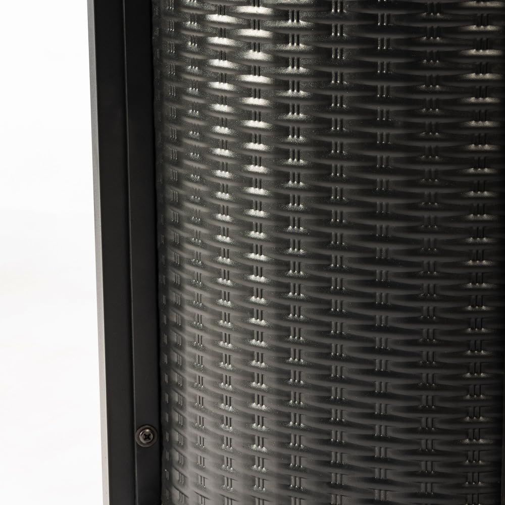 Propane Gas Fire Pit Table – 50000 BTU, Steel Rust-Proof Body, Electronic Ignition, with Lava Rocks/Weatherproof Cover/Regulator, for Patio/Garden/Courtyard (Black) ﻿ (30