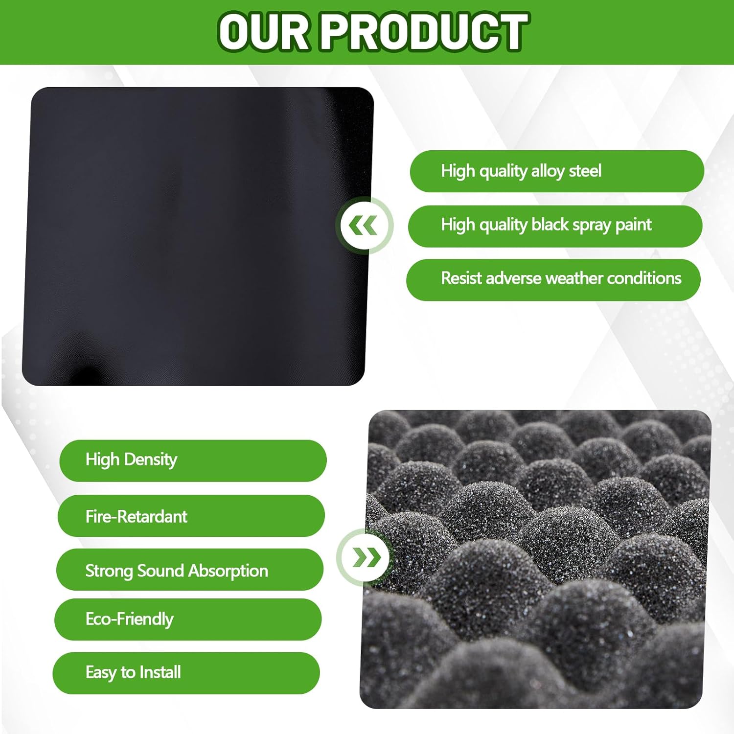 Generator Running Cover with Acoustic Panels for Most 3500w-12000w Generators Noise Reduction Quiet Box Heavy Duty Generator Shelter All Weather Outdoor Enclosure, 36 x 33 x 32 Inch