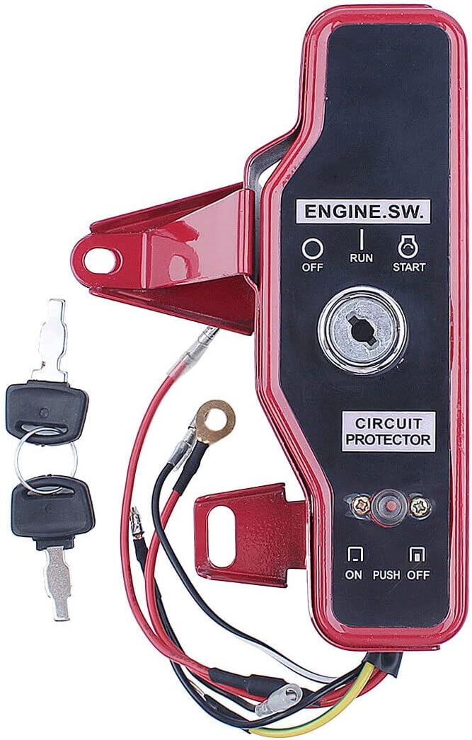 Replacement Spare Part for Chainsaw Ignition Switch Box W/Keys for H0nda 5.5HP 6.5HP GX160 GX200 Gasoline Engine