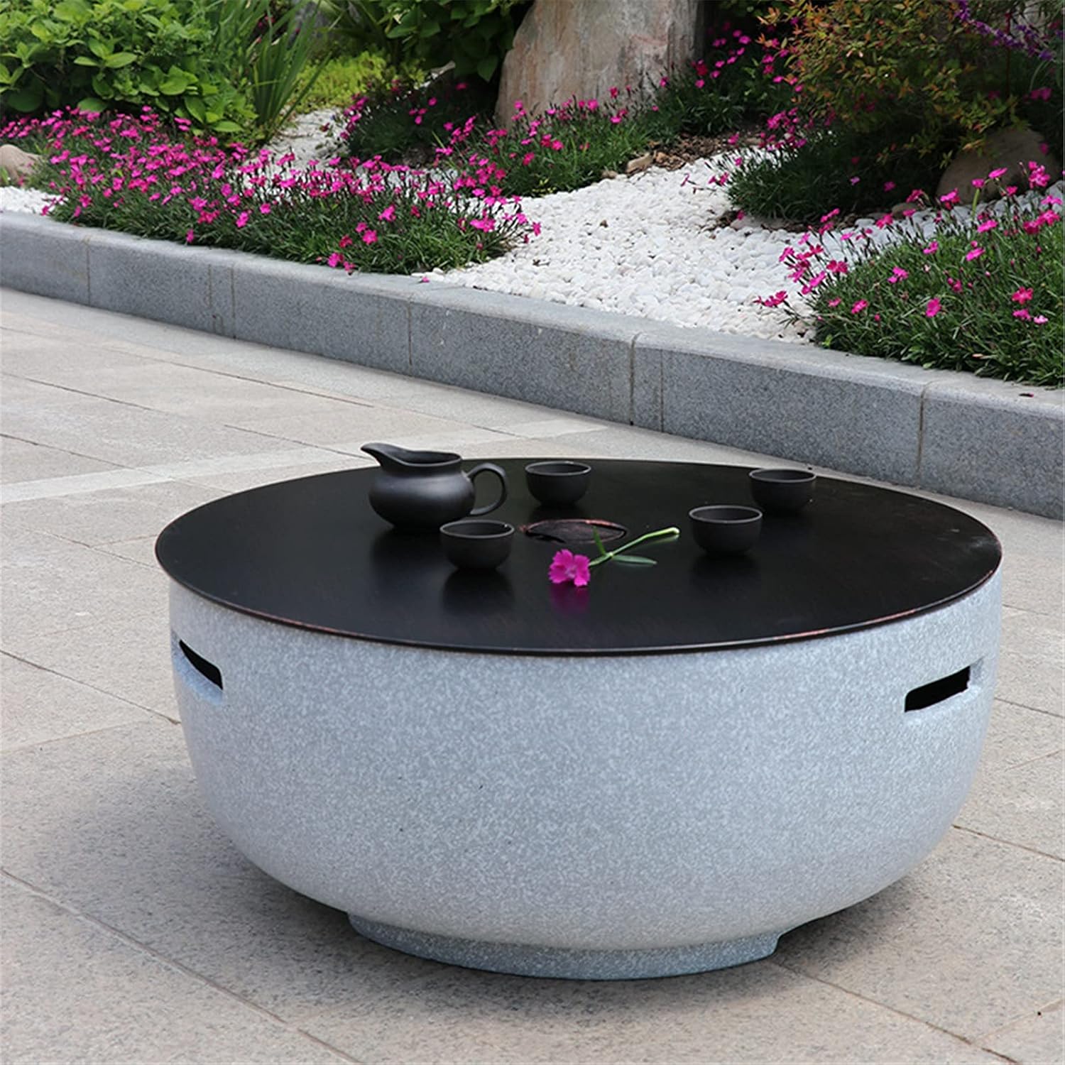 Outdoor Brazier Outdoor Heating Brazier Wood Stove Villa Homestay Heating Stove Grill Fire Rack Courtyard Indoor (Color : White Size : 60x30cm) (White 60x30cm)