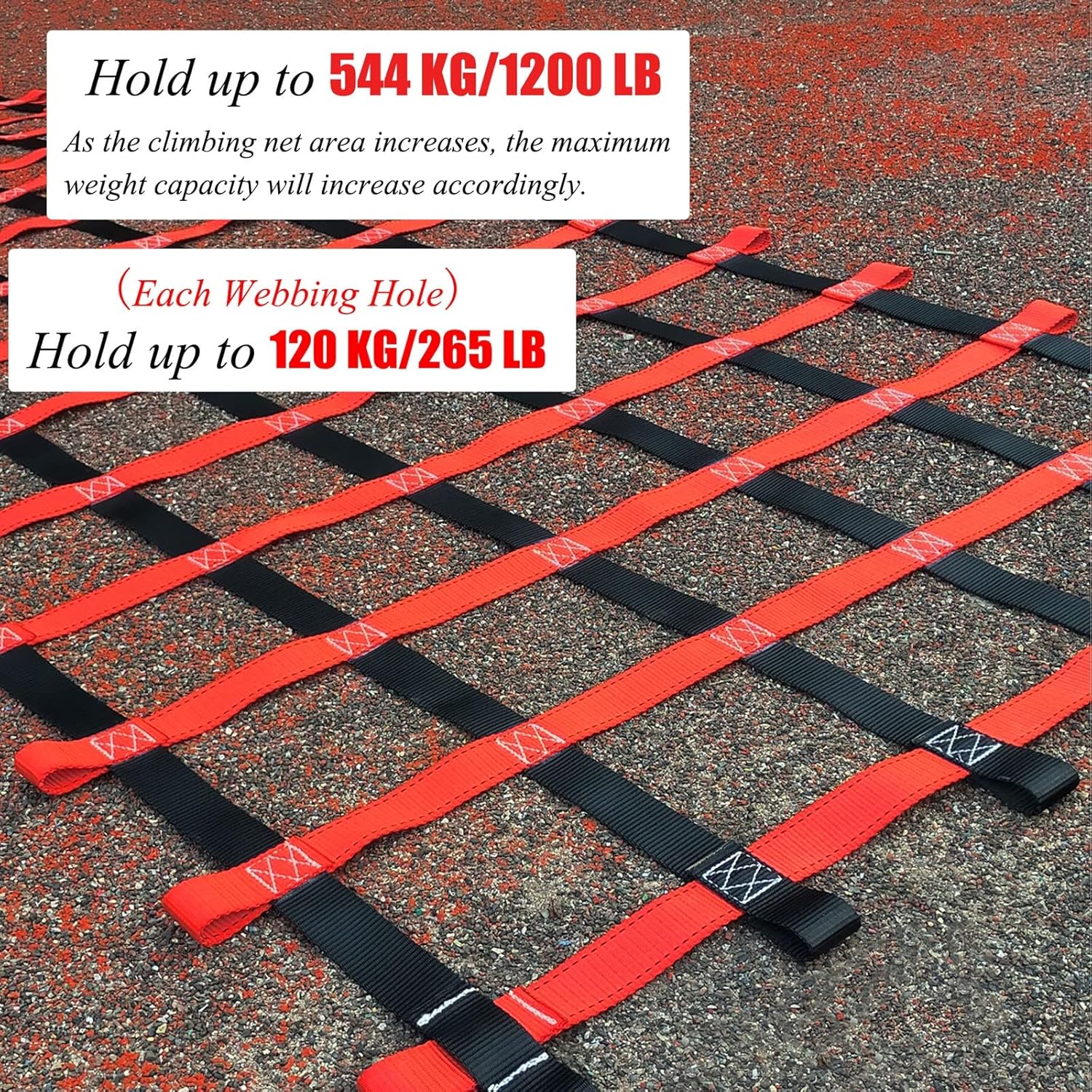 Climbing Cargo Net,Outdoor Playground Swing,Kids Ninja Obstacle Course Swingset Accessories for Adults Playground Webbing Net Heavy Duty Hammock Nets Climb Indoor,for Climbing Wall