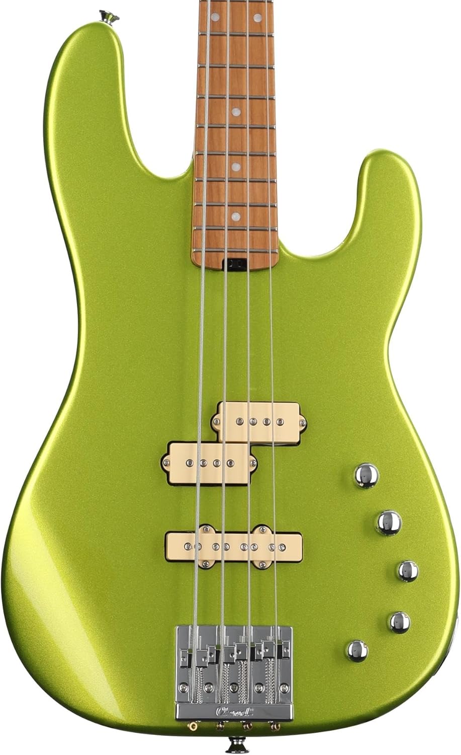Charvel Pro-Mod San Dimas Bass PJ IV - Lime Green Metallic