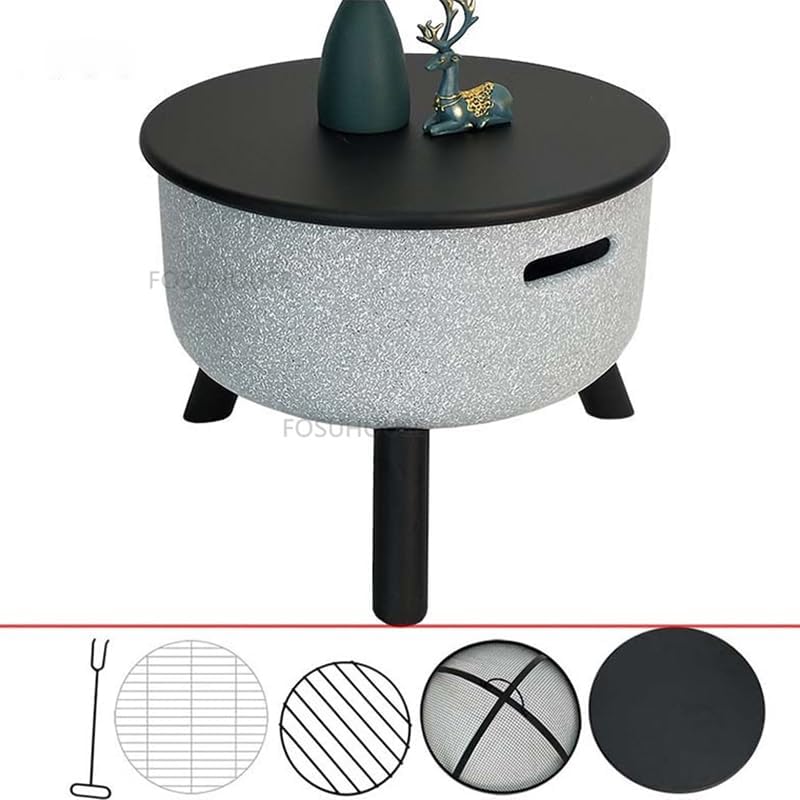 Outdoor Fireplaces Outdoor Courtyard BBQ Grill Heating Modern Iron Fire Pit for Heaters Braziers Round Brazier Fire Pits