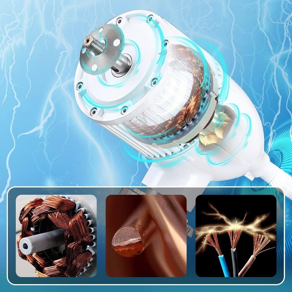 Wind Turbine Generator Kit, 3000w Windmill Turbine Generator kit 3kw Power 3Blade 24V 48V Energy With MPPT Charger Controller Off Grid Inverter System for Hybrid Solar Wind System(Wind Turbine Only-01