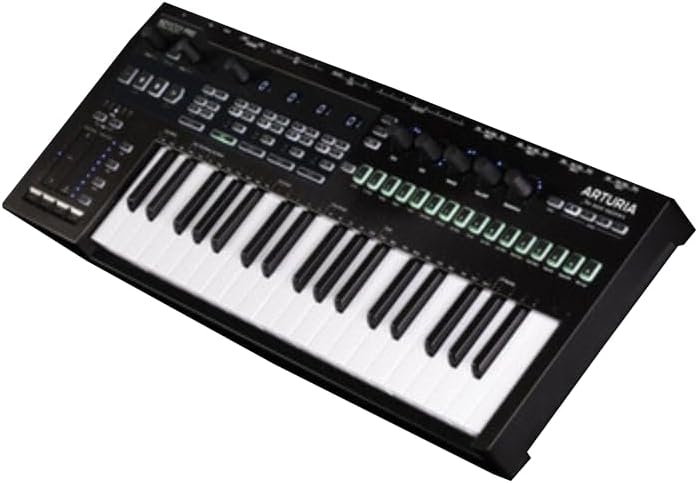 Arturia KeyStep Pro 37-key Controller & Sequencer - Chroma Bundle with Auray FP-P1L Universal Piano-Style Sustain Pedal, Polsen HPC-A30 Closed-Back Studio Monitor Headphones