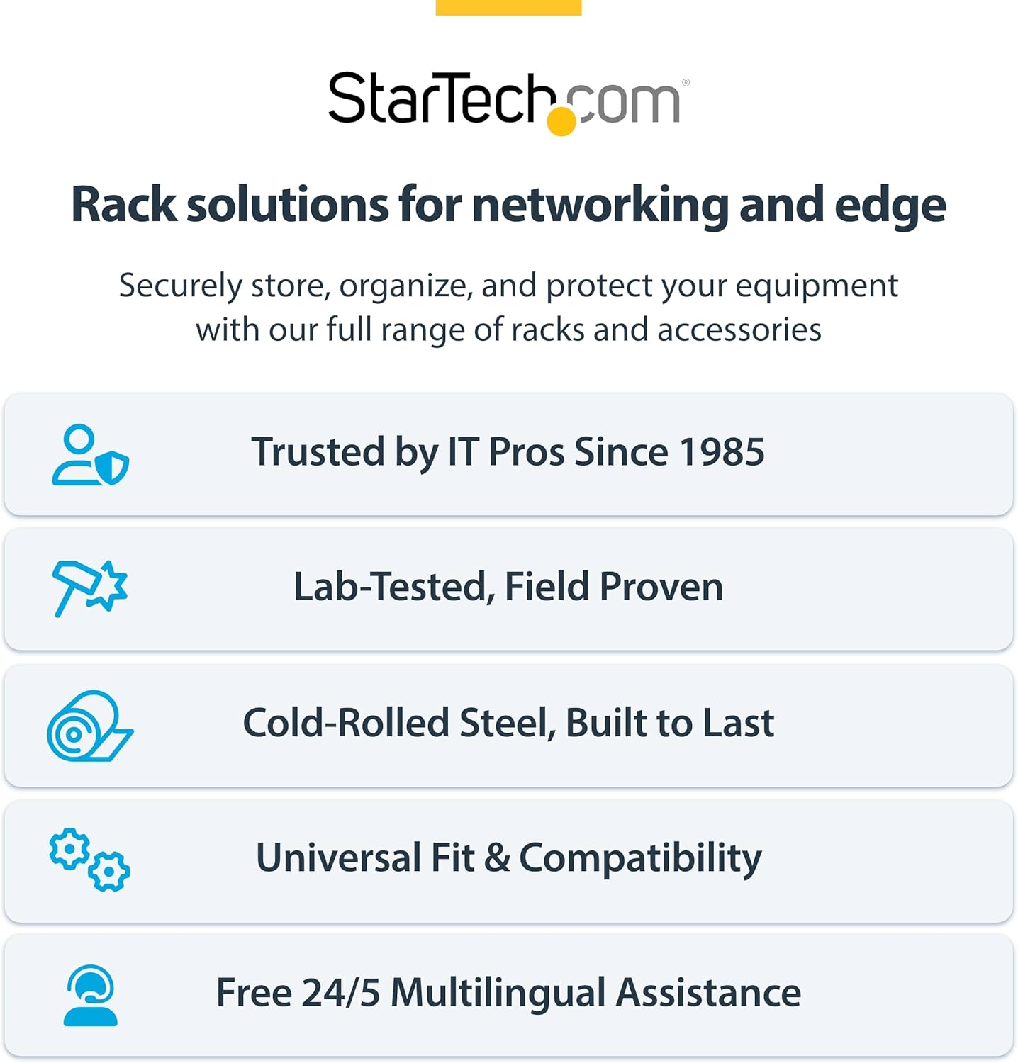 StarTech.com 6U Wall Mount Network Rack - 14 Inch Deep (Low Profile) - 19