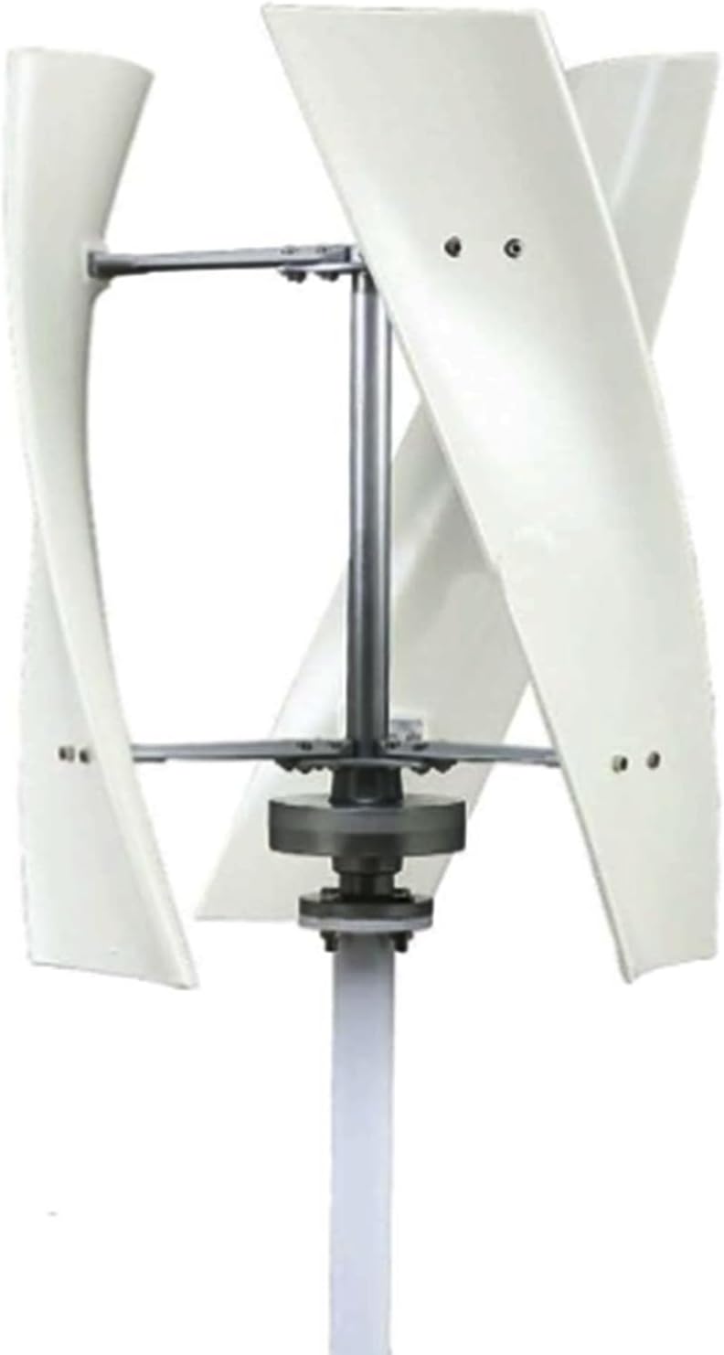 24v, 3000W Magnetic Levitation Wind Generator Kit, 12V-220V Vertical Axis Wind Turbine with Wind Controller for Yard and Garden Lighting (White)
