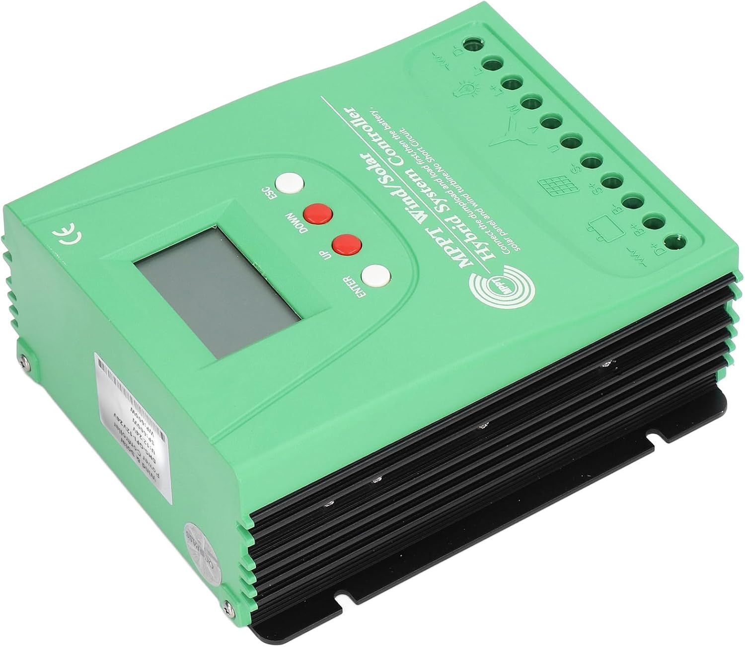 12V 24V Wind Solar Hybrid Charge Controller with LCD Display MPPT Boost Charge Wind Solar Controller (GPI6060)