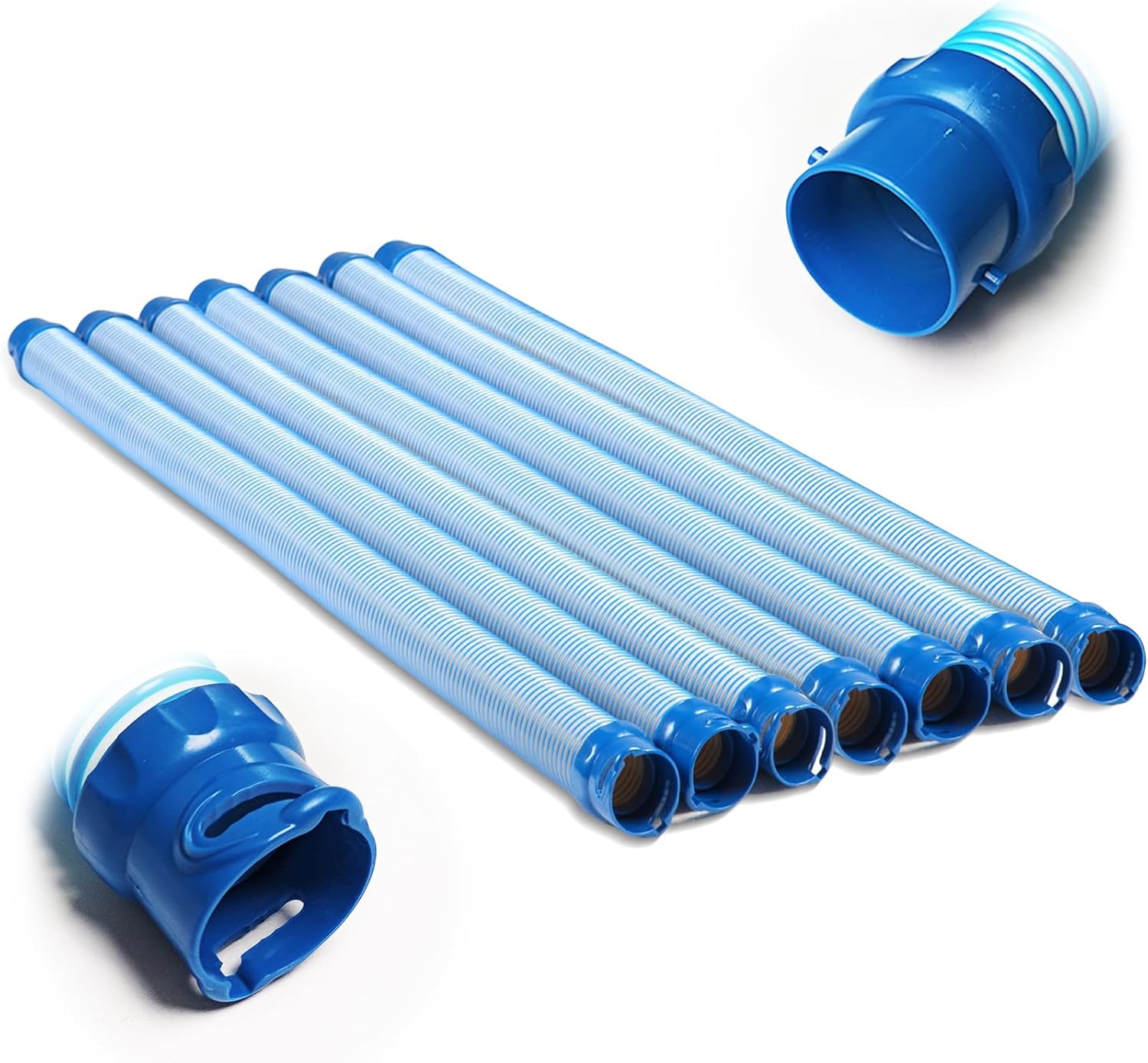 7-Pack Pool Cleaner Hose for X7 T3 T5 MX6 MX8, 39 in Swimming Pool Vacuum Hose Replacement Kit, R0527700 X38210S Twist Lock MX6 Replacement Parts