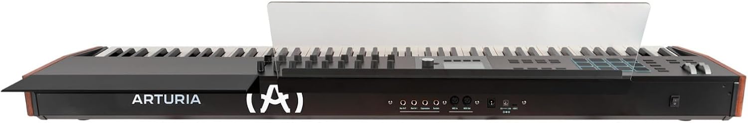 Arturia KeyLab 88 mk3 (Black) and Wooden Legs Bundle