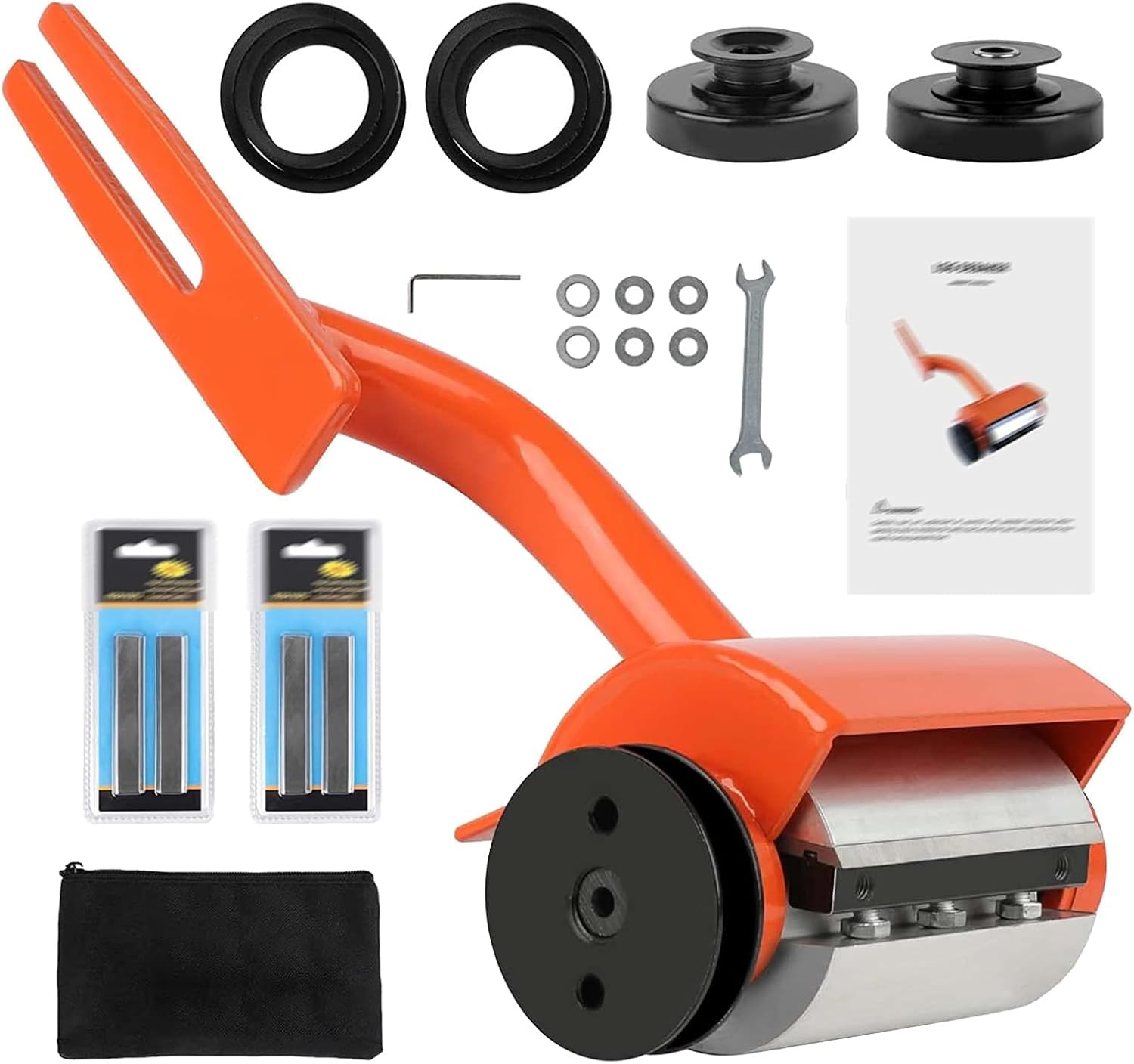 Chainsaw Debarker Attachment, Portable Log Debarking Tool, Multifunctional Woodworking Accessory, Aluminum Rust-Resistant Blade for Efficient Bark Removal