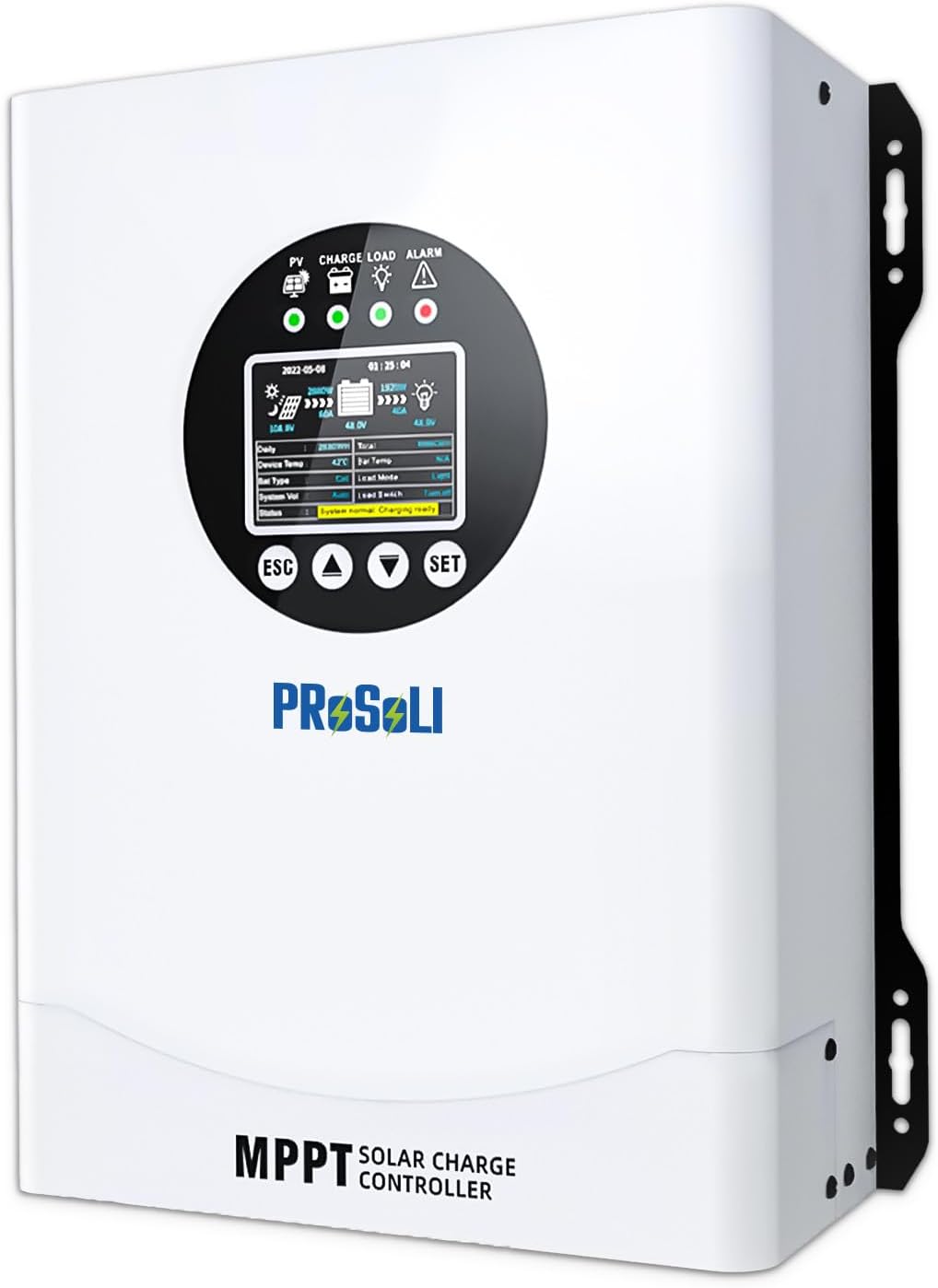 120A MPPT Solar Charge Controller, Max PV Input 230V, 12V 24V 36V 48V 60V 72V 84V 96V Auto, 120amp w/Large Solar Panel Charge Controller Intelligent Regulator for FLD/LiFePO4/SLD/GEL/AGM