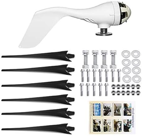 Kang 12000W Vertical Wind Turbine Generator - 12V/24V/48V, Low Noise, Ideal for Cabins & Mobile Homes, Efficient Wind Power Solution for Low Wind Speeds