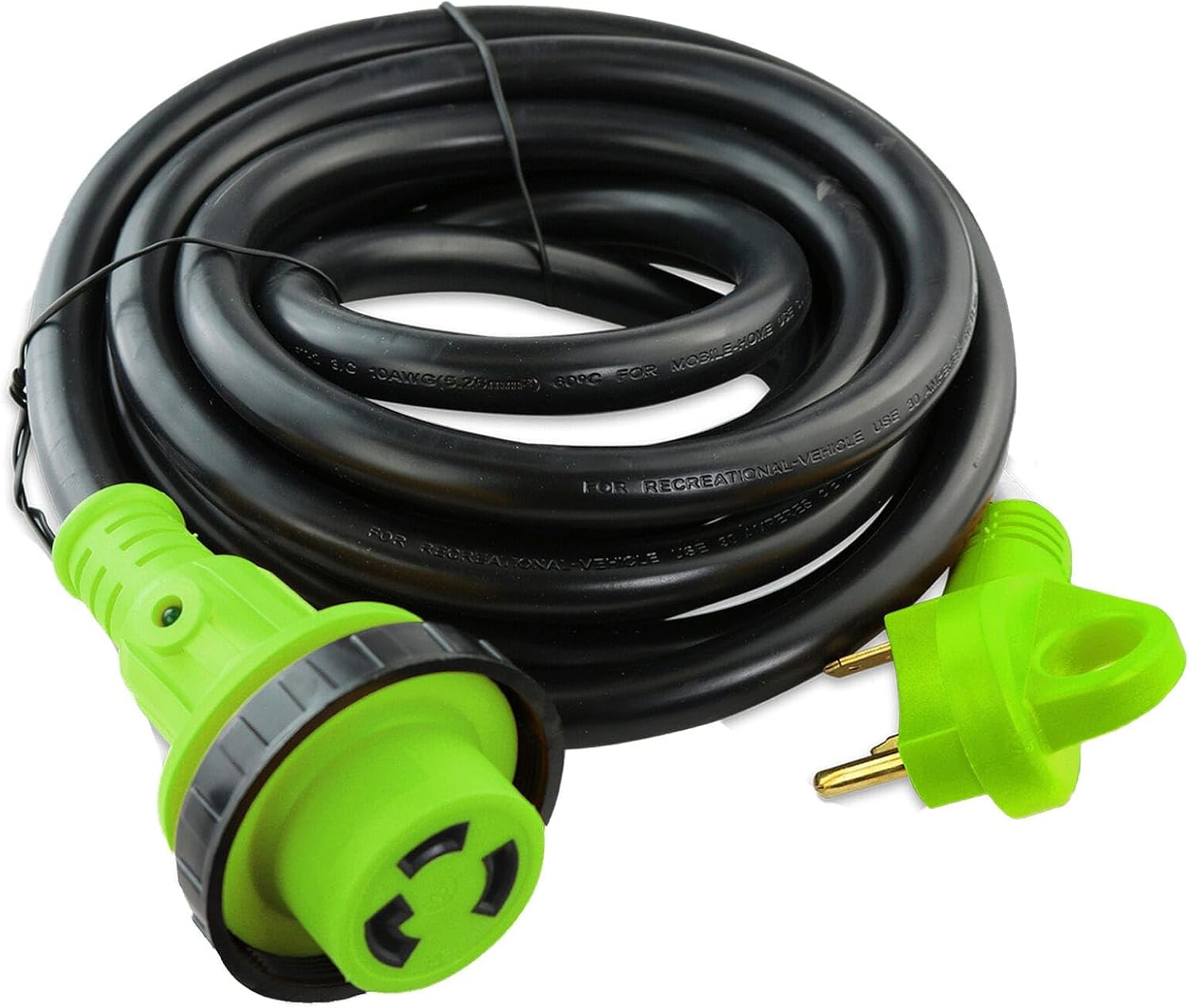 LCEXT3025T NEMA TT-30 30 Generator/RV Extension Cord 25ft Twist end LC-EXT-3025T